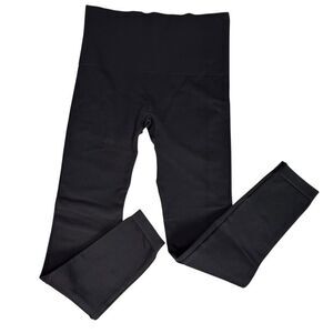 Spanx women’s Look At Me Now Seamless Leggings Large Black FL3515